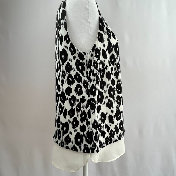 Rose + Olive Chic leopard print sleeveless top - women's medium M - Picture 3 of 11